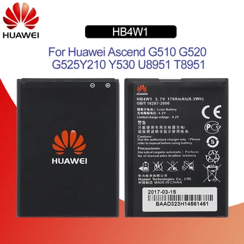 

Original Battery For HUAWEI HB4W1 1700mAh For Huawei Ascend Y210 G510 G520 G525 C8813 C8813Q U8951D Replacement Phone Battery
