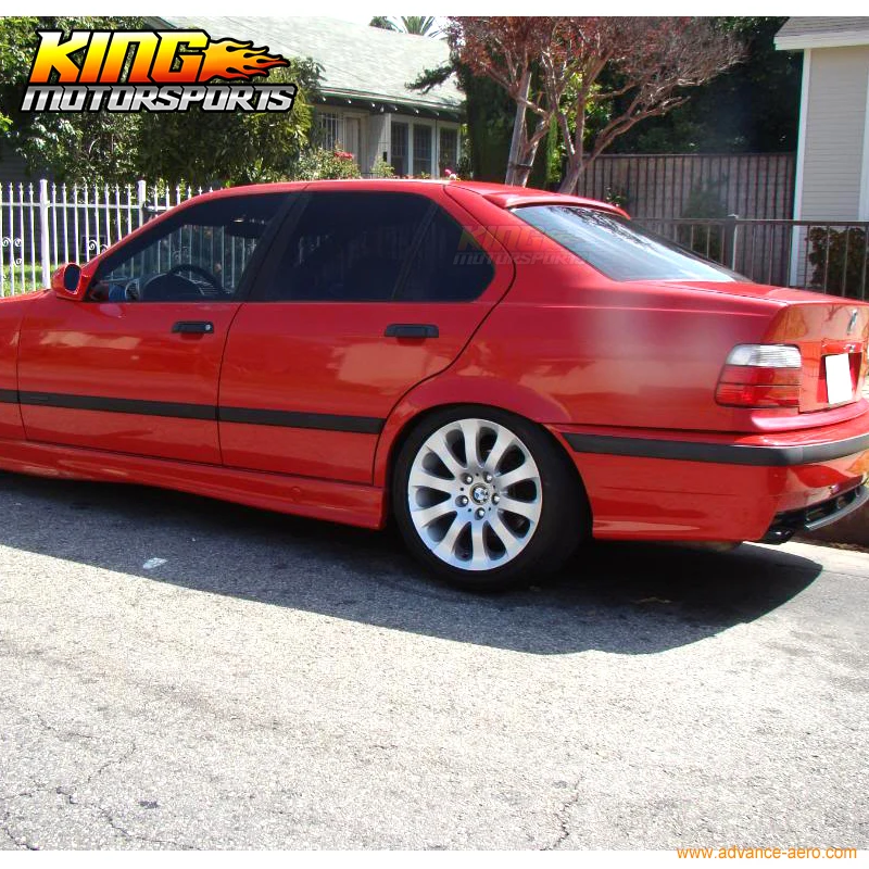 JDM COMP Mirror Black AT For BMW E36 2Door