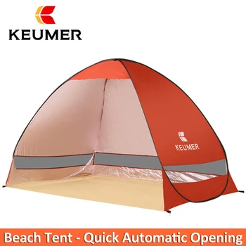 

Automatic Pop Up Instant Tent Portable Outdoors Quick Cabana Beach Tent Anti UV Sun Shelter For Fishing 2 Person Sandbeach Play