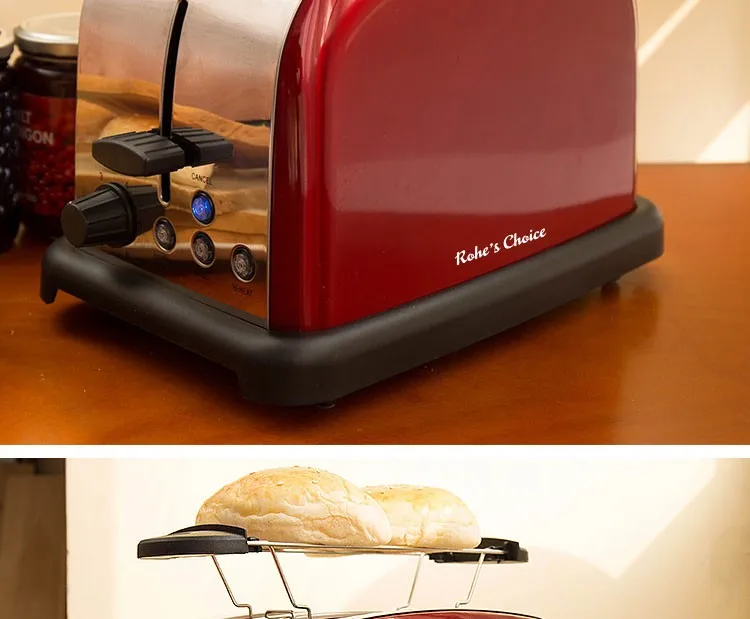 220 V тостеры Нержавеющая сталь хлеб тостер, завтрак чайник формы для тостов
