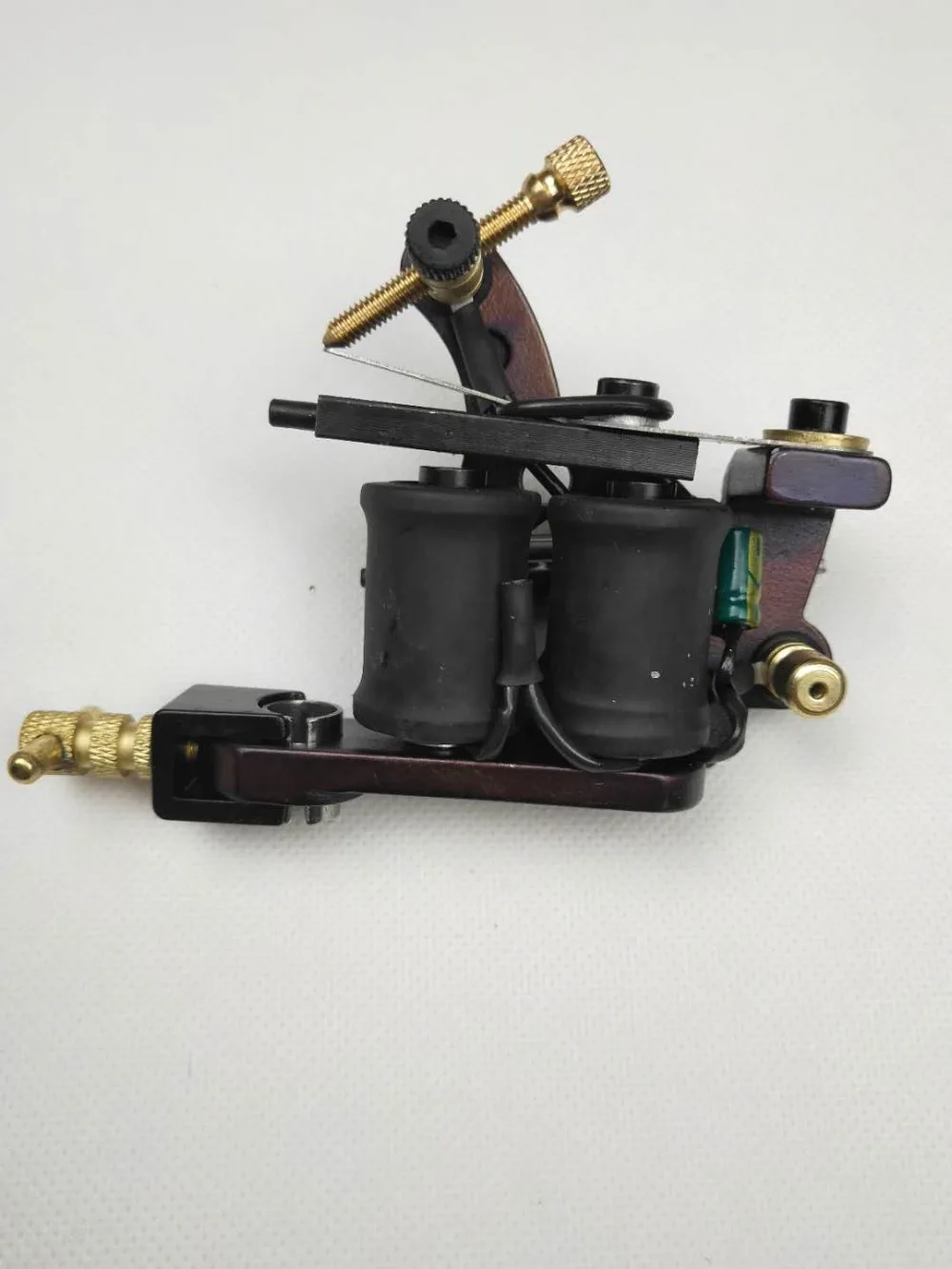  2PCS High Quality Coil Tattoo Machine Guns For Lining Shading 10 Warps Iron Handmade Tattoo Machine