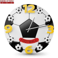 12 Inch Football font b Wall b font font b Clock b font Modern Design Creative