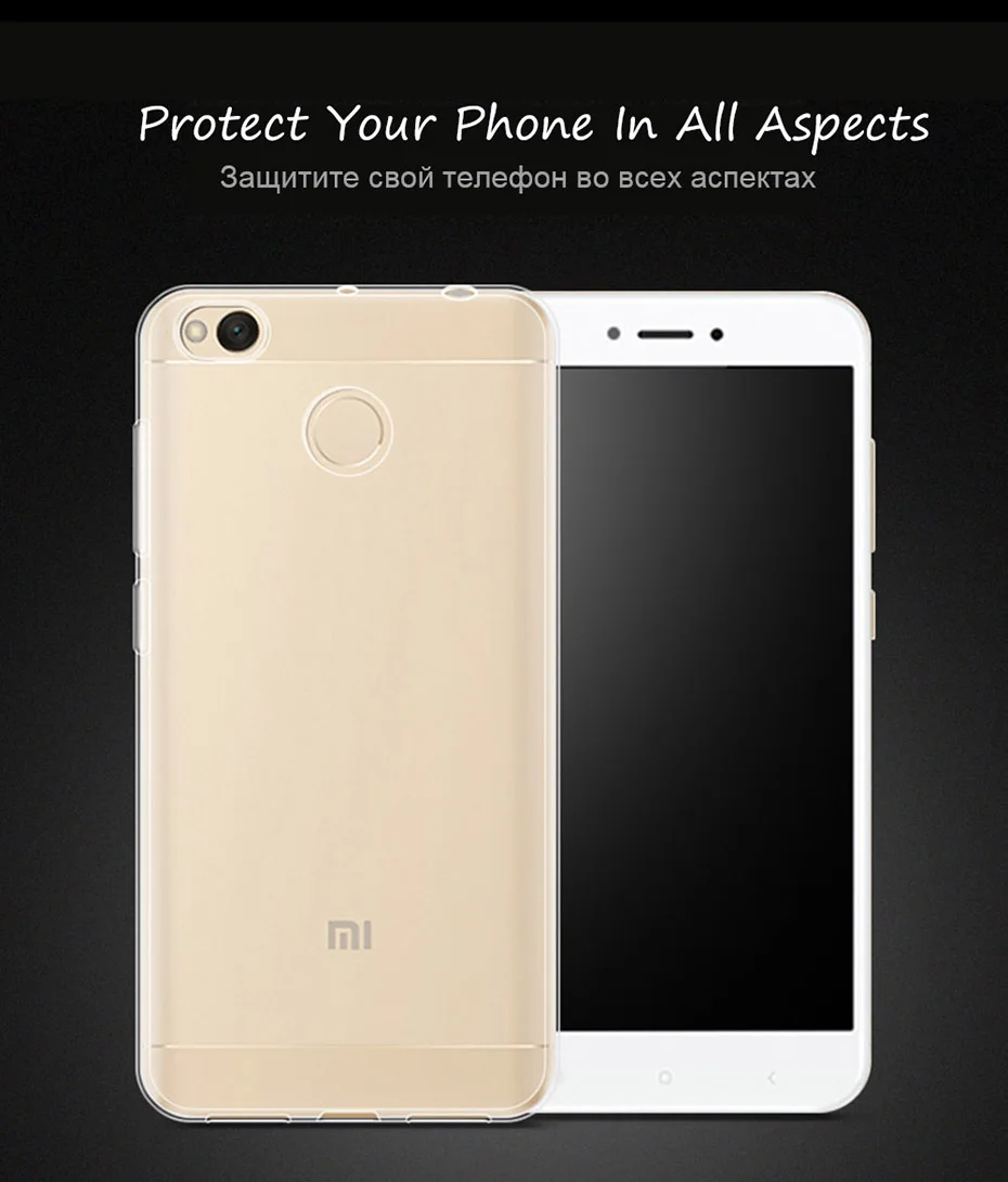 Soft TPU Cover For Xiaomi Redmi Note 4x 4 5a Pro Global Case Silicone Transparent Phone Cases Cover For 4x 5a 4 Prime Funda Capa (1)