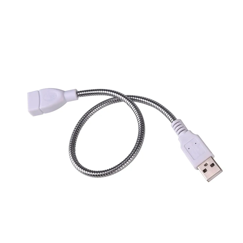 USB СВЕТОДИОДНЫЙ светильник гибкий металлический шланг удлинитель Мощность применить удлинитель