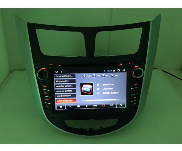 Clearance car radio DVD Android T3  for Hyundai Solaris Verna accent radio GPS navigation with maps 18