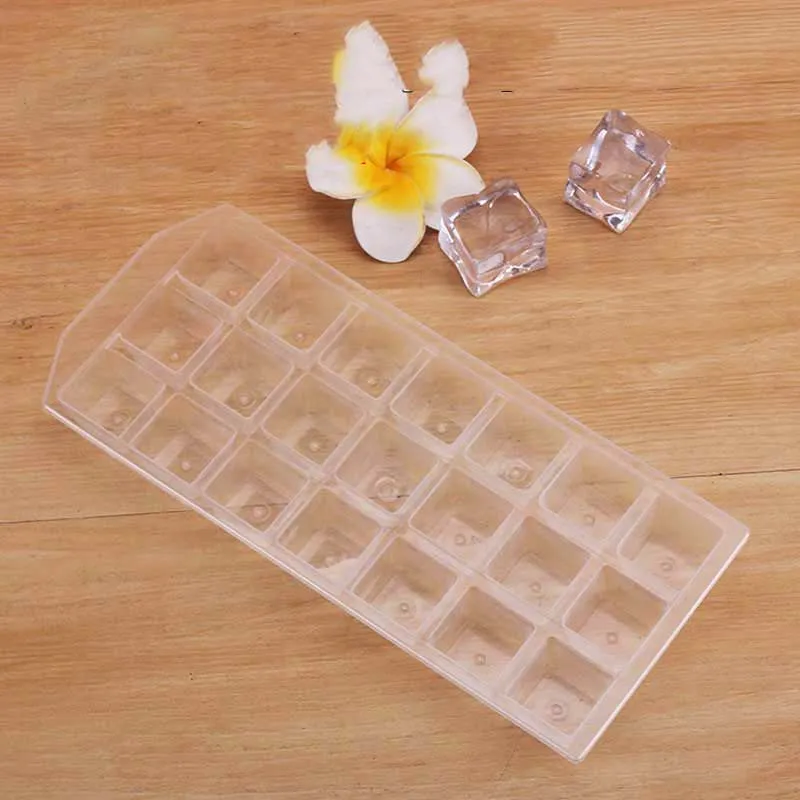 

Large Thicken Plastic 21 Grids Ice Cube Mold DIY Reusable Whisky Ice Tray Jelly Freezer Mould Household Bar Accessories