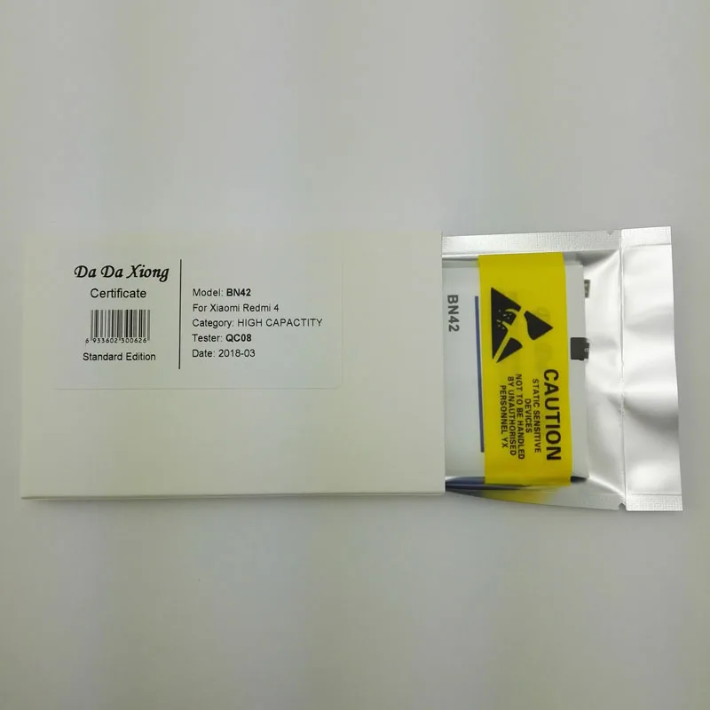 Da Xiong 5250mAh BN42 Аккумулятор для Xiaomi Redmi 4 аккумулятор Xiaomi Hongmi 4 для 2G ram 16G rom Edition аккумулятор для мобильного телефона
