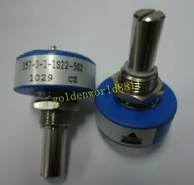 

DHL/EMS 2 LOTS VISHAY 357-0-0-1S22-502 Conductive plastics good in condition for industry use -A1