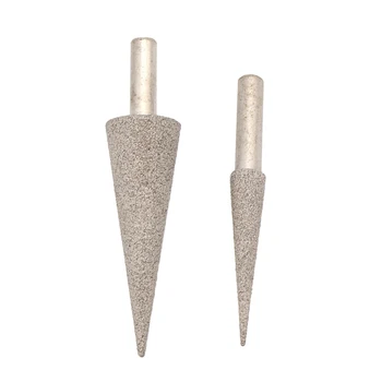 

2pcs Diamond Rotary Burrs Polishing Buffing Metal Premium High Quality Burr Kit Burr Set Grinding Kit for Rotary Tools Repairing