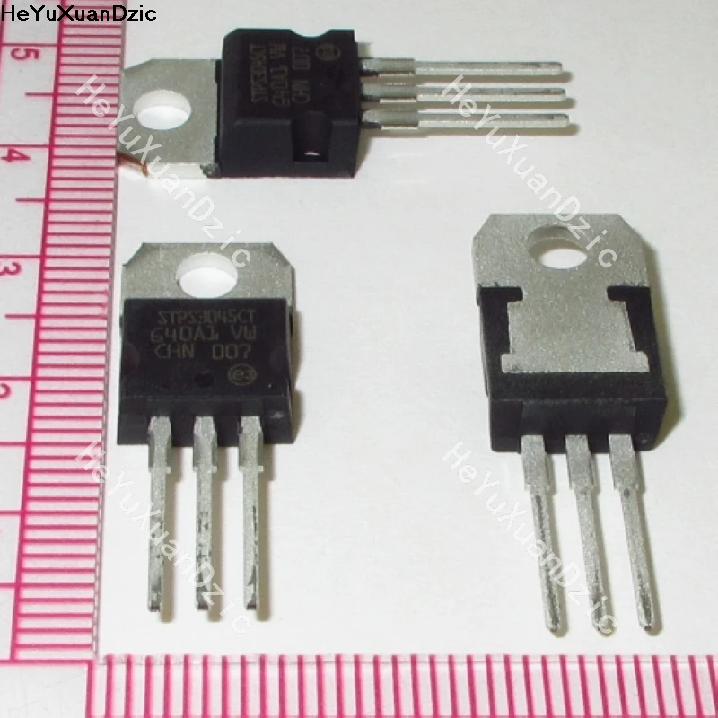 

10Pcs/Lot STPS3045CT STPS3045 TO-220 Schottky Diodes & Rectifiers 2X15 Amp 45 Vol New Original Product