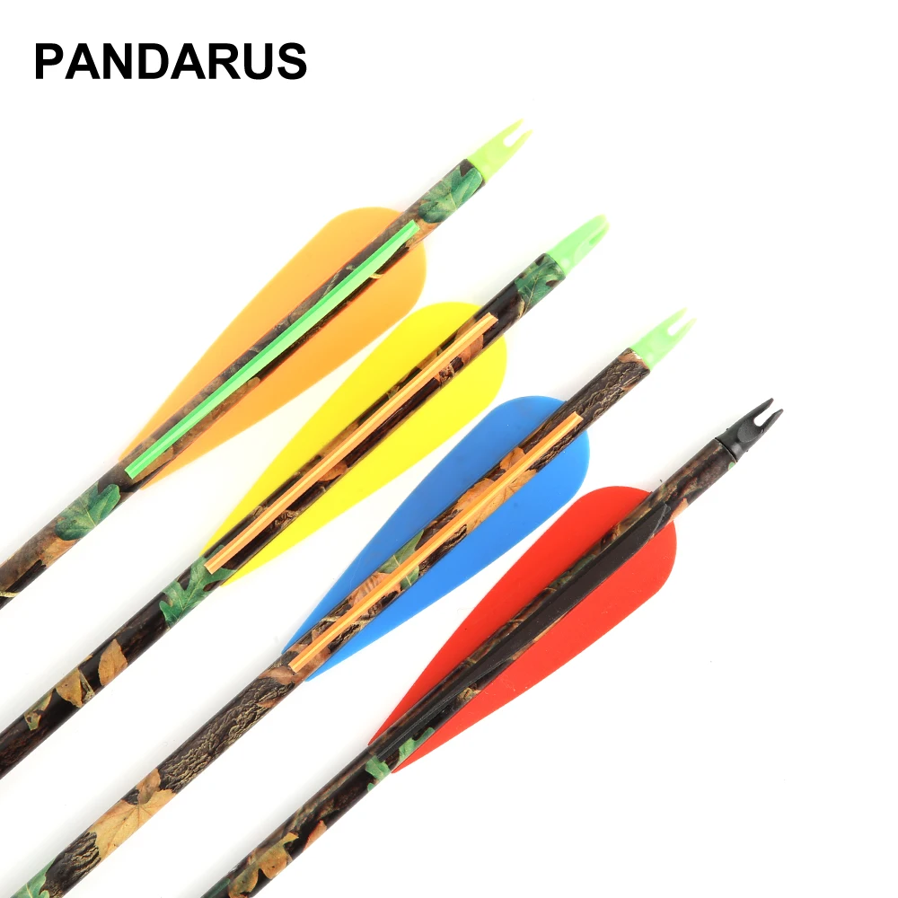 PANDARUS вытачки 6/12/24 шт. 30 &quotстрельба из лука Алюминий стрелка сменными Камуфляжный