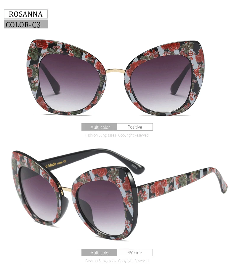 Европейский стиль, женские солнцезащитные очки кошачий глаз с надписями, брендовые дизайнерские Винтажные Солнцезащитные очки кошачий глаз большого размера для женщин, UV400