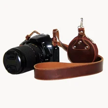 Vintage de cuero de la PU DSLR rápido correa de cámara para hombro Correa cuello correa para Canon EOS R M100 M50 M10 M6 800D 1200D 200D 100D beso M