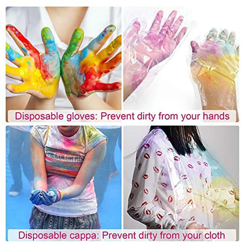 Hair Chalk Comb 6Pcs Set Mini Disposable Personal Salon Use Hair Dye wax Comb Professional Crayons Hair Color Chalk Hair Dyeing