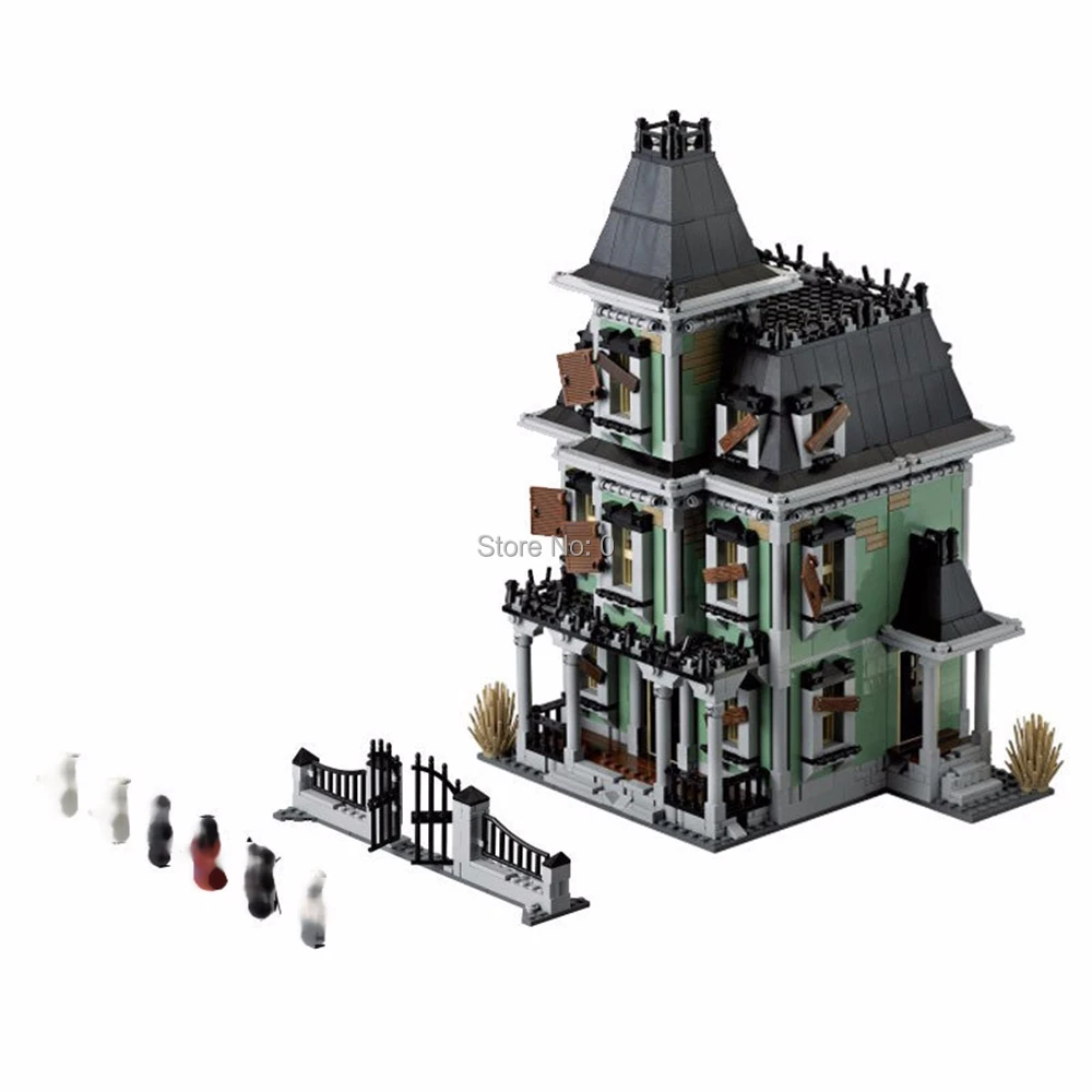

16007 2141pcs monster fighter haunted house building block compatible 10228 bricks Toy