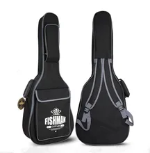 36 “41” wasserdichte doppel schulter e-gitarre tasche Gitarre Gig Rucksack Tasche Elektrische Gitarre Gig Bag 10mm Baumwolle Gepolsterte Schwarz