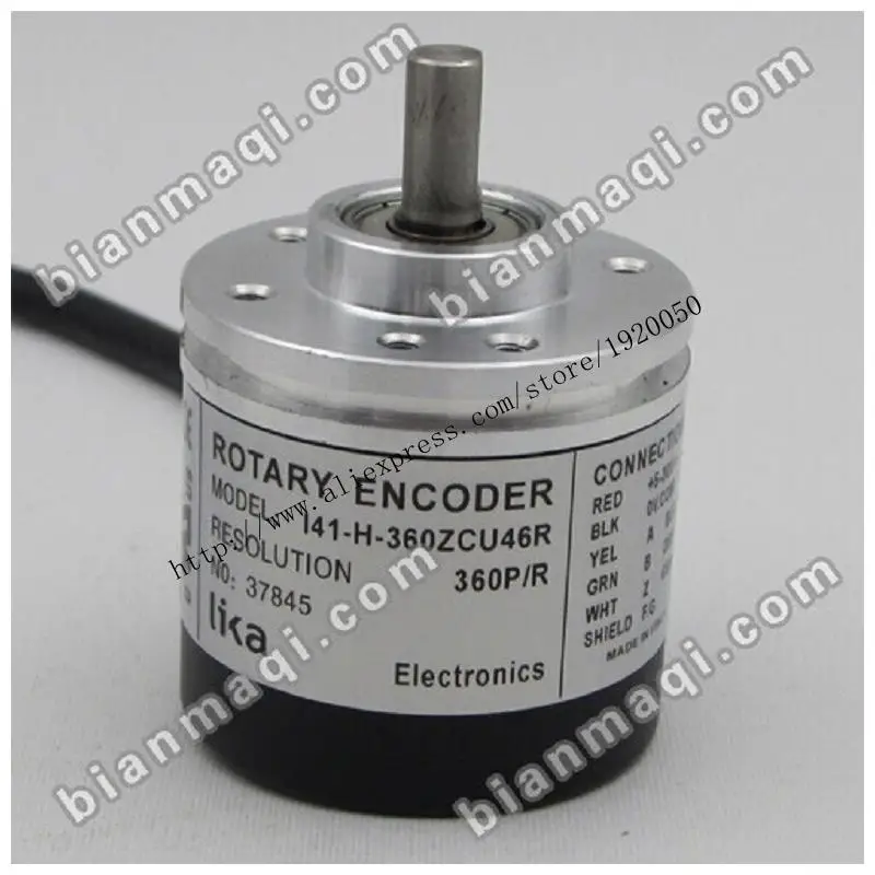 

Hot I41-H-360ZCU46R LIKA solid shaft rotary encoder pulse 6mm360