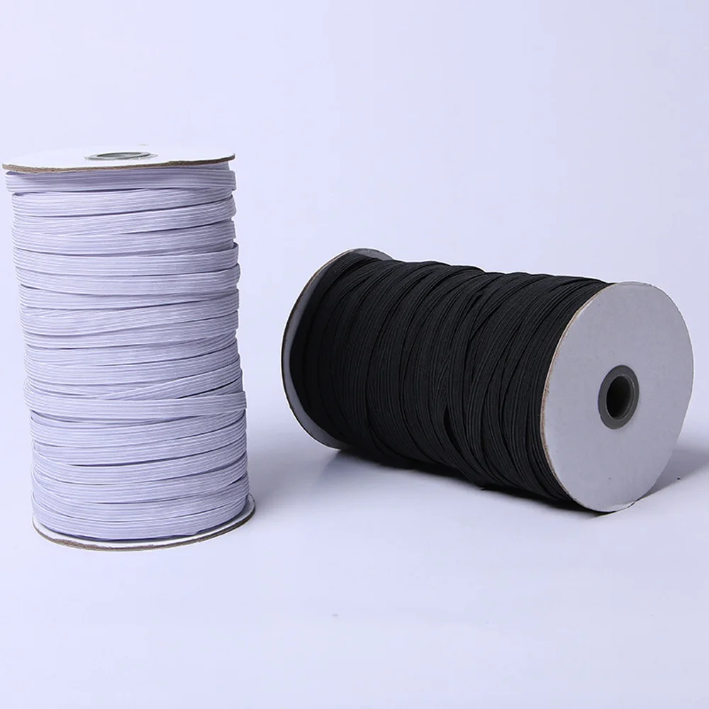 5mm Elastic Cord with Flat Stretchy for Sewing Skirt Trousers Arts /& Crafts trim