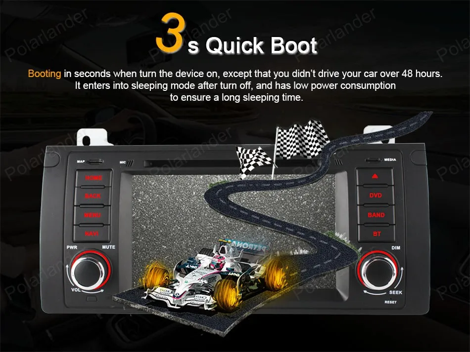 Top Android4.4 7 inch Car DVD For BMW E39/X5/M5/E38/E53 FM AM radio Support BT GPS 3G WiFi OBD DVR DAB+ RDS TPMS 2