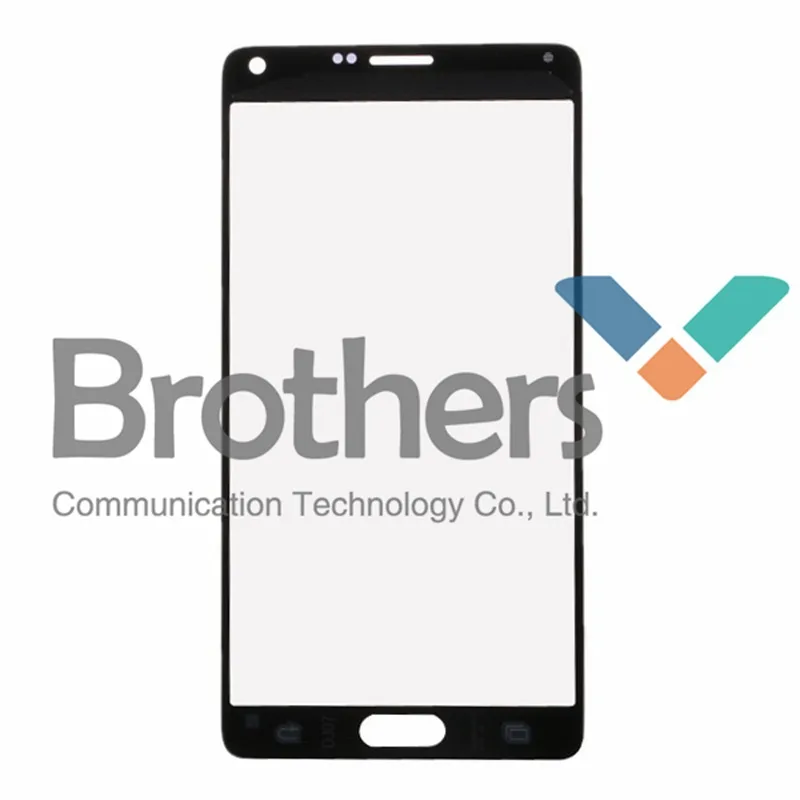 SAM1093 Black New replacementouter front glass top lens touch digitizer For Samsung Galaxy Note4 Note 4 n9100  (2)