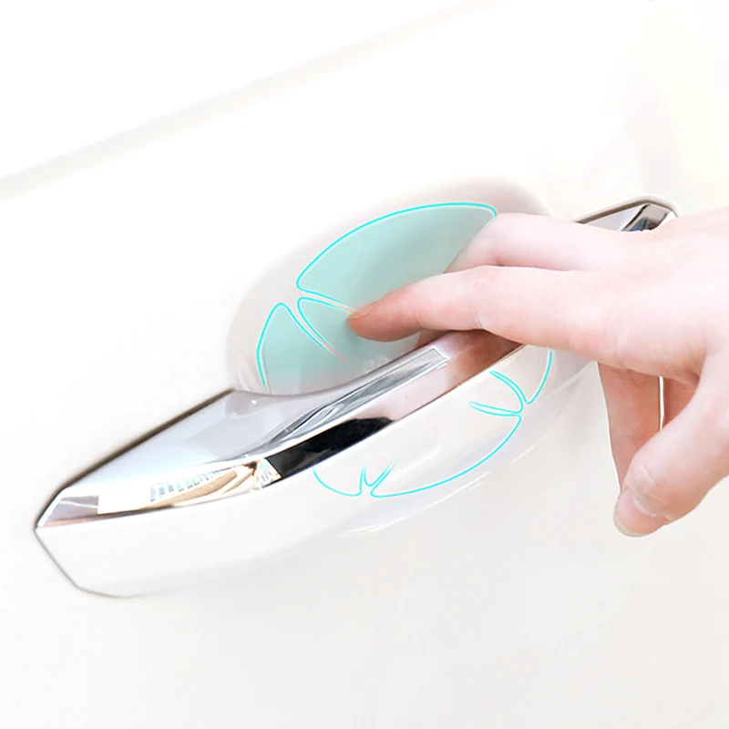 Автомобильная модель 5 ручка двери автомобиля невидимая защитная пленка от