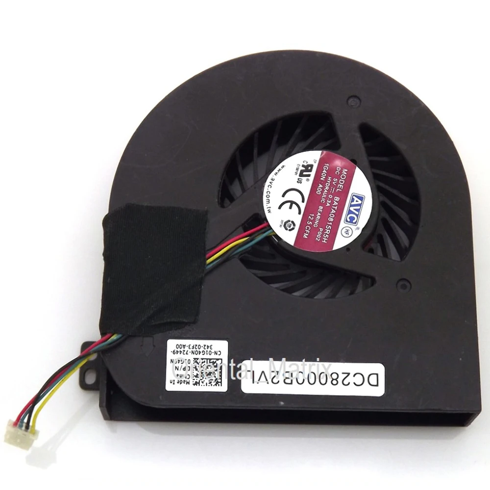 BATA08015R5H-P002 BATA0715R5M CMH49 DC5V 0.3A кулер вентилятор для Dell M4700 01G40N ноутбук Процессор охлаждающий вентилятор