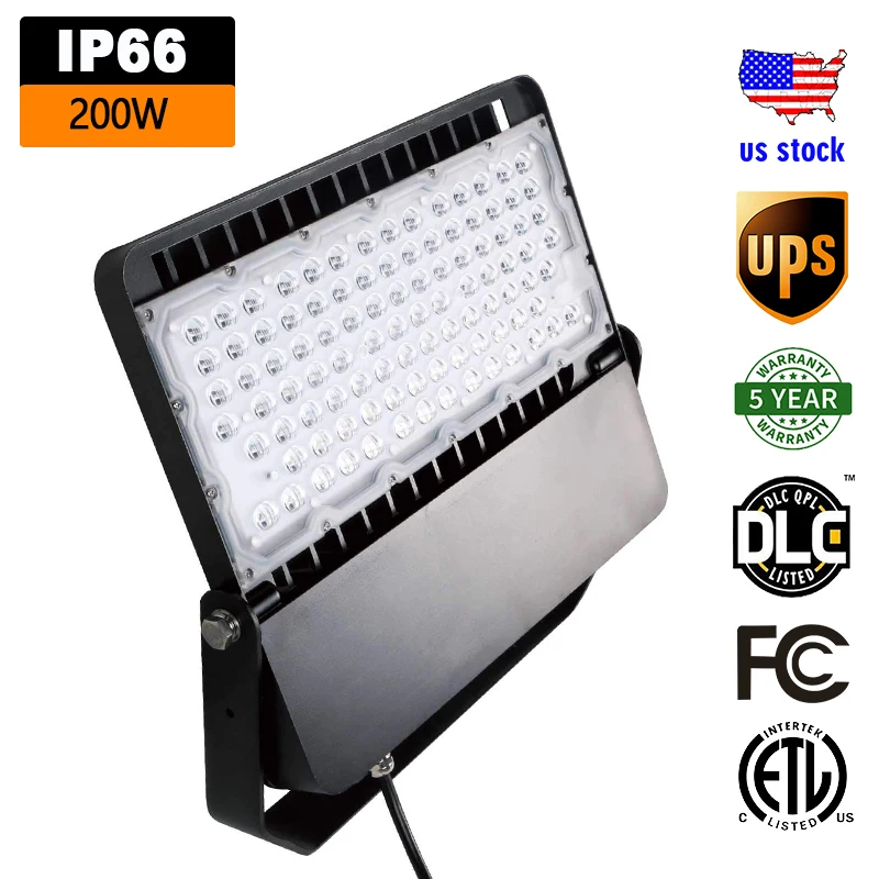 

LED Flood Light Outdoor Waterproof IP66 100W 150W 200W LED Street Light LED Floodlight for Garden Yard Security Street Lighting
