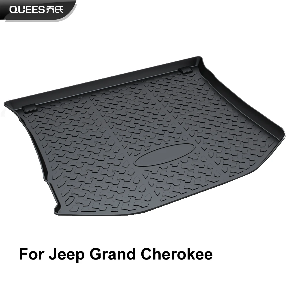 

QUEES Custom Fit Cargo Liner Tray Trunk Floor Mat for Jeep Grand Cherokee WK2 4th Generation 2012 2013 2014 2015 2016 2017