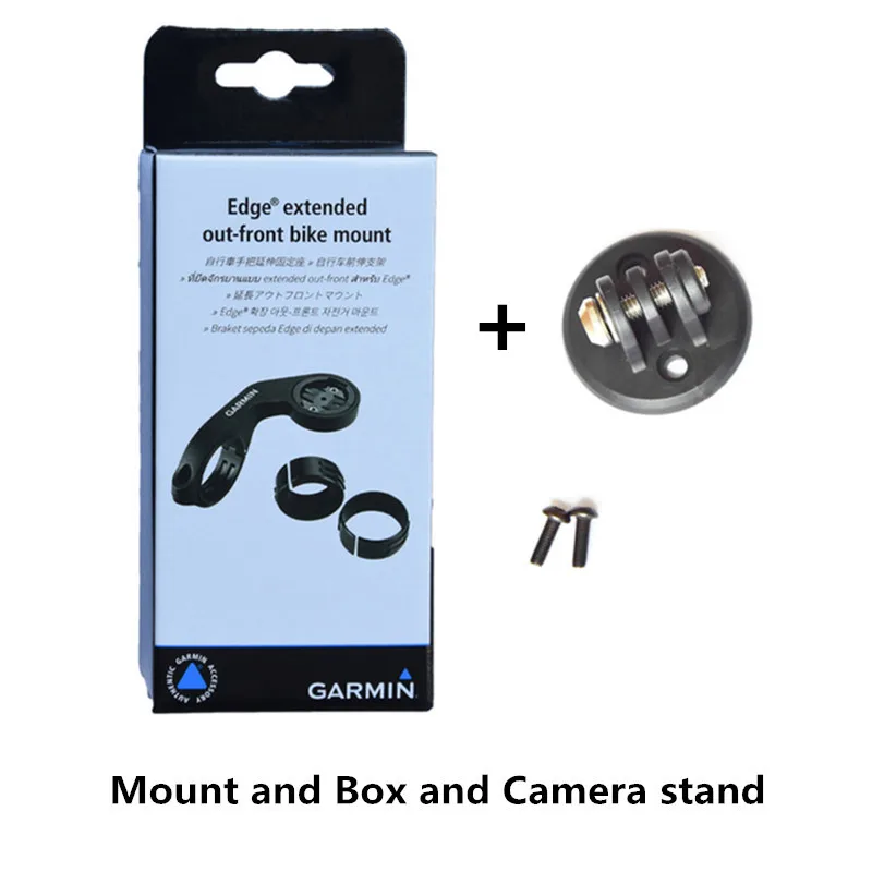 Garmin Edge серия стоп удлинитель 25 200 130 520 820 1000 1030 кронштейн с камерой/фонариком кронштейн - Цвет: and Camera stand