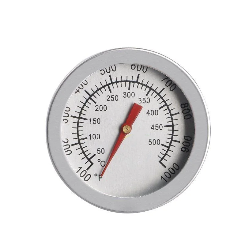 1pc Stainless Steel BBQ Smoker Grill Thermometer Barbecue Meat Temperature Gauge 50-500? For Oven Cooking Tool
