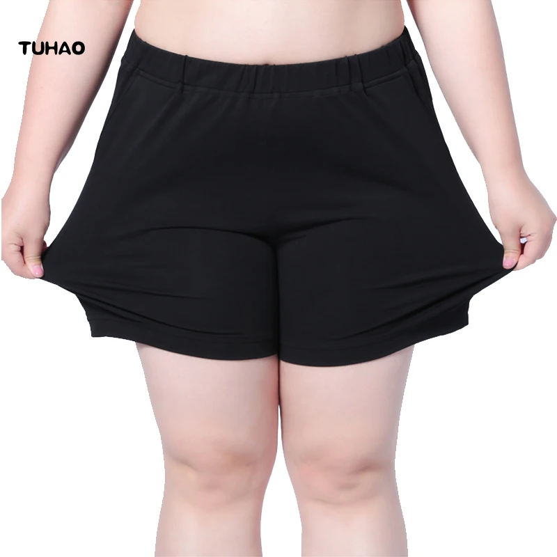 

TUHAO Summer Shorts Women Big Size 4XL 5XL 6XL 7XL shorts large sizes 2018 casual Short Feminino Trouser Female Short LS05