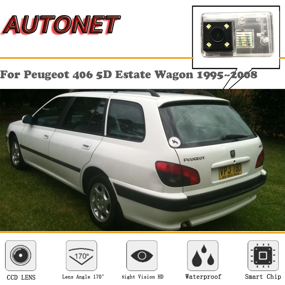 

AUTONET Backup Rear View camera For Peugeot 406 5D Estate Wagon 1995~2008/HD Night Vision/Parking Camera/license plate camera