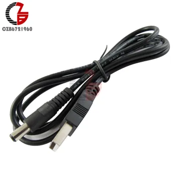 

10PCS USB 2.0 to DC 5.5X2.1mm 0.8M USB to Power Supply Cable MCU
