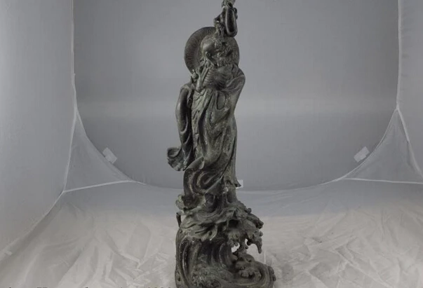 

song voge gem S1224 Tibet Old Copper Bronze Buddhism Fane Bodhidharma Damo Dharma Buddha God Statue