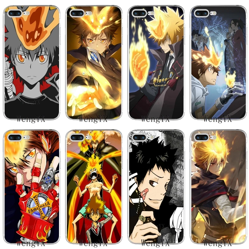 

anime Katekyo Hitman Reborn silicone TPU Soft phone case For Samsung Galaxy S3 S4 S5 S6 S7 edge S8 S9 Plus mini Note 3 4 5 8