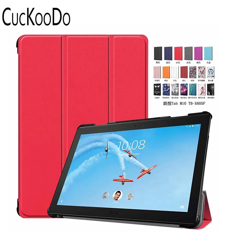 US $548.00 100Pcslot Ultra Slim Smart Shell Standing Cover with Auto WakeSleep For Lenovo Tab P10 101 TBX705F TBX705L Tablet