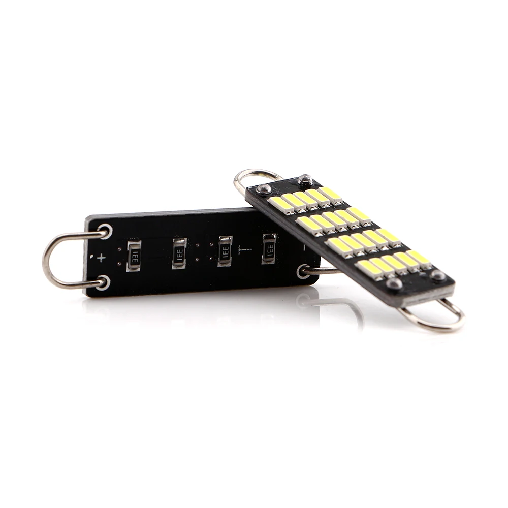 YM E Bright 10 шт. C5W 44 мм 4014 20 SMD Автомобильная светодиодная лампа для чтения 12 В
