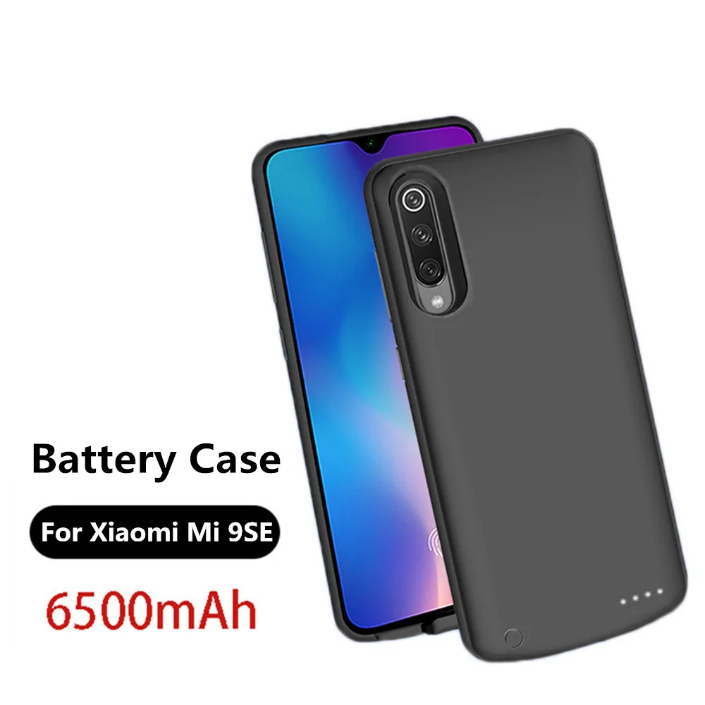 Extenal Battery Charger Cases For Xiaomi Mi 9 SE Battery Case 6500mAh Fashion Ultra Slim Portable Power Bank Pack Charging Cover Extenal Battery Charger Cases For Xiaomi Mi 9 SE Battery Case 6500mAh Fashion Ultra Slim Portable Power Bank Pack Charging Cover