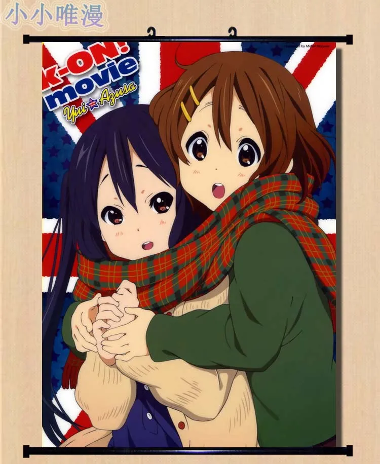 K ON японского аниме! Адзуса Накано & Manabe Nodoka Hirasawa Ui Okuda Nao домашний Декор стены