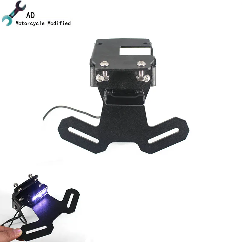 

Moto Parts Tail Tidy for Kawasaki Z900 2018 License Plate Holder Motorcycle Accessories Mount Number Plate Bracket with light