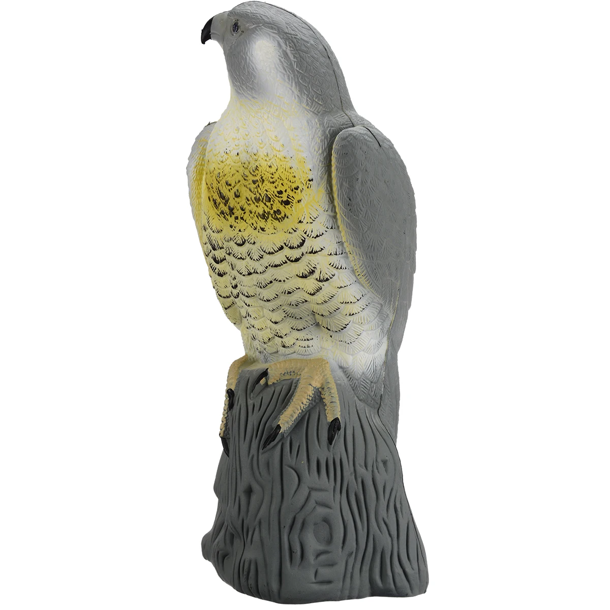 Realistic Fake Falcon Owl Hawk Hunting Decoy Deterrent Scarer Repeller for Garden Decor