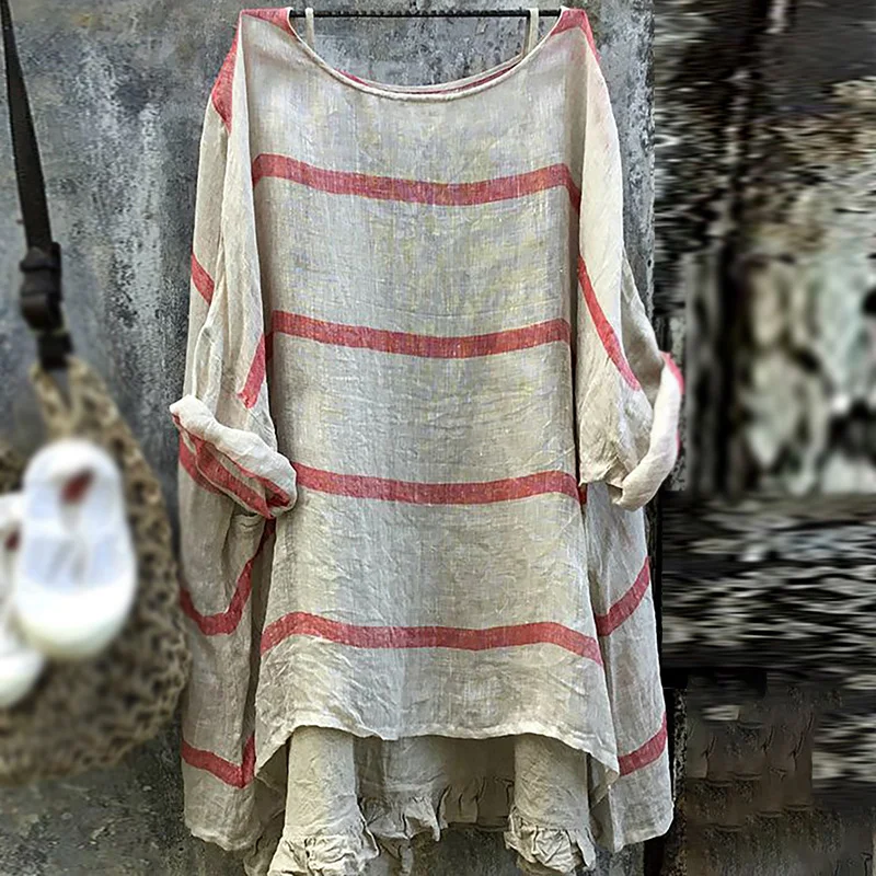 

Women Plus Size Summer Tee Tunic Holiday Ladies Cotton blend Tops Casual Kaftan Gypsy Ethnic Shirt Top S-3XL