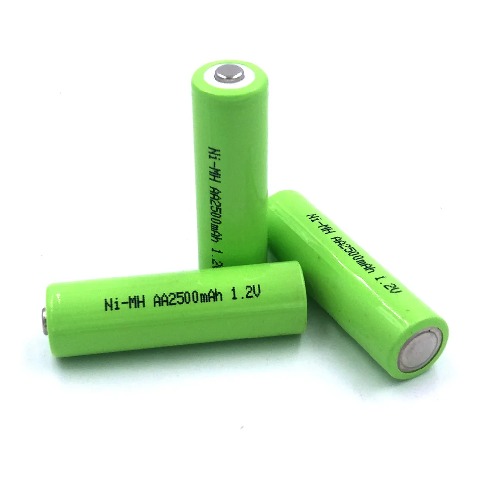 10 шт. аккумуляторные батарейки AA 2500 мАч|rechargeable battery|rechargeable battery aabattery aa |