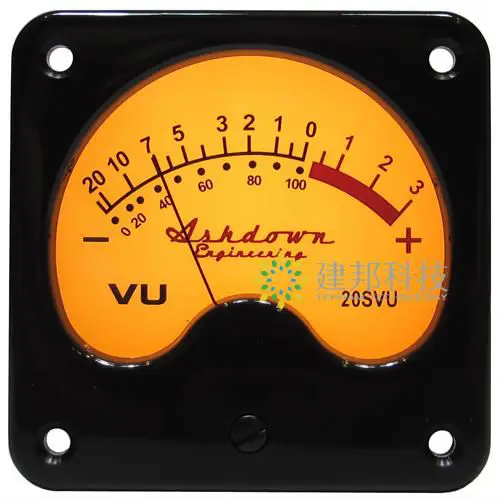 Precision VU meter level meter Peak DB table Audio Volume Unit