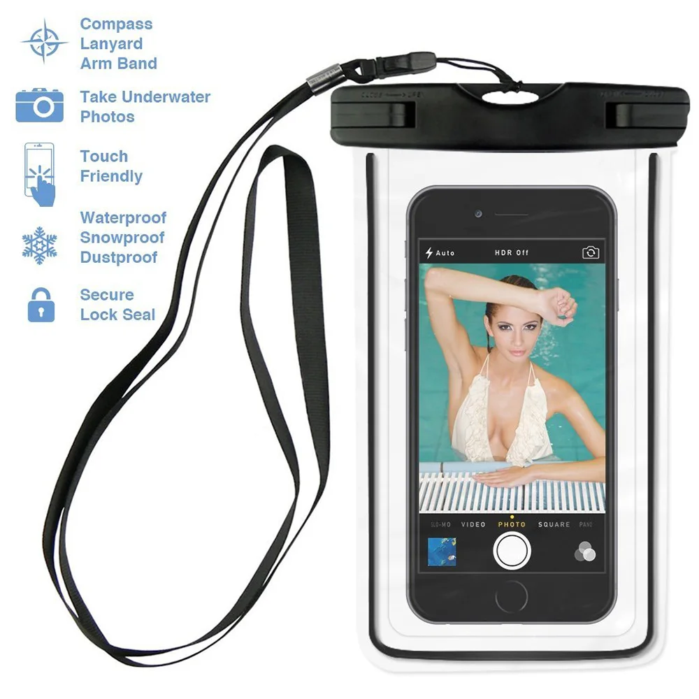 Водонепроницаемый чехол Bluboo Picasso 5 дюймов для смартфона S1 S3 с ремешком на
