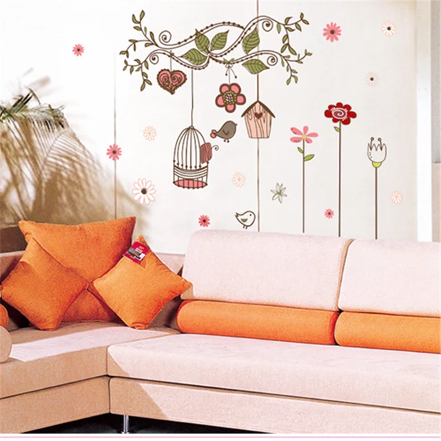 Zooyoo wall stickers modern home decor uccelli di volo e albero ... Zooyoo wall stickers modern home decor uccelli di volo e albero ...