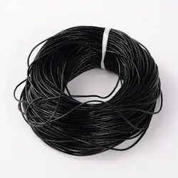 Pandahall 1 мм 1,5 2 круглый Настоящее шнурок из телячьей кожи материал для ювелирных изделий Makign DIY 100 м