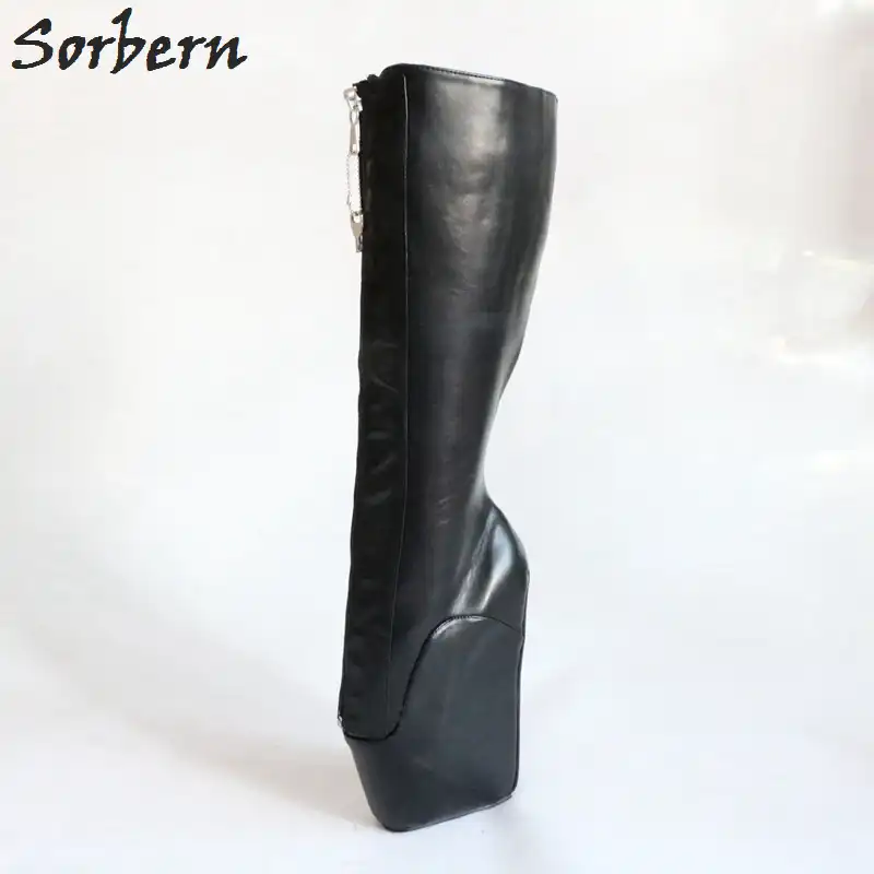 wide calf goth boots