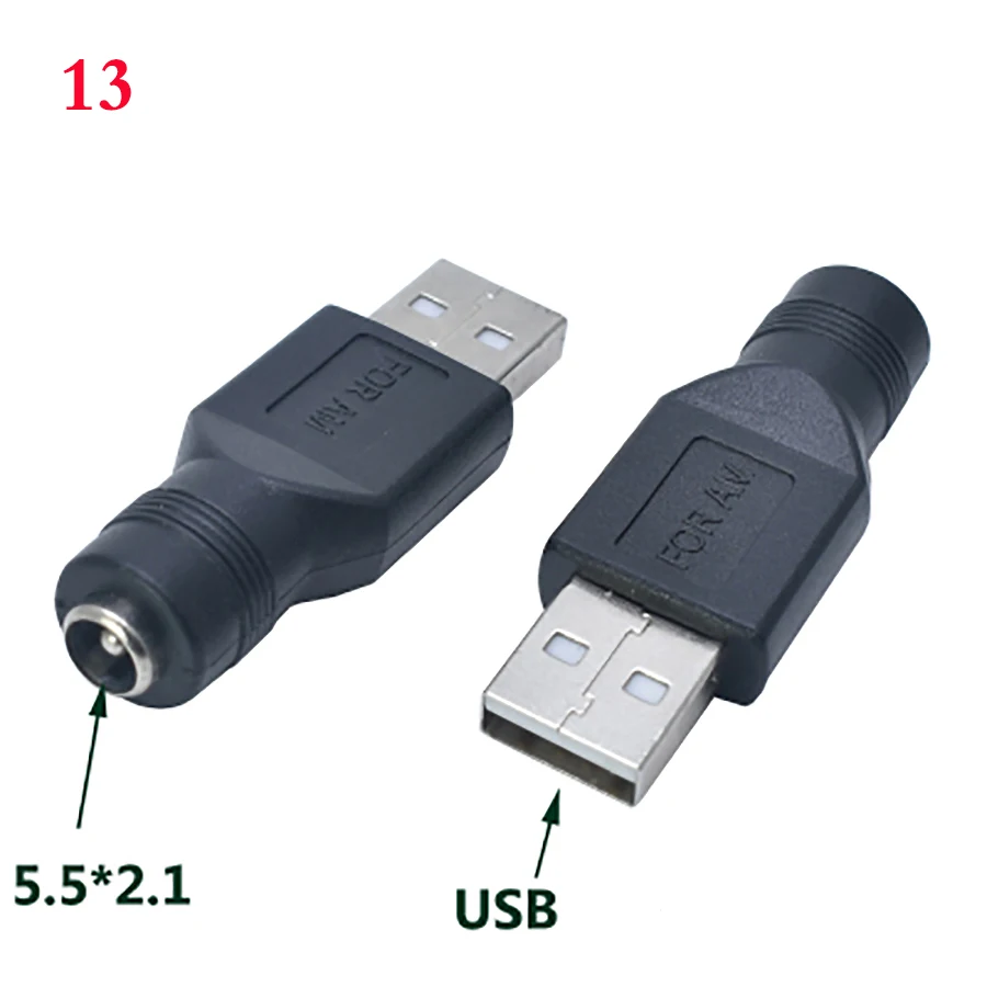 1 шт. общий DC мощность мужчин и женщин 6,5*4,4/4,0X1,7/3,0*1,1/5,5*2,5/usb к 5,5*2,1 разъем конвертер адаптер для ноутбука