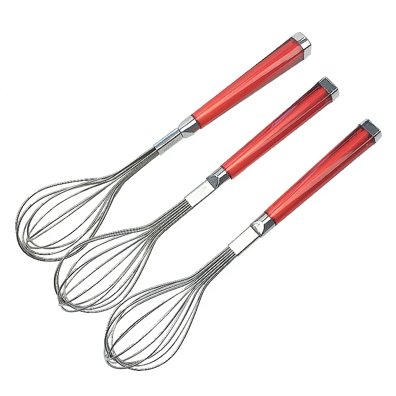 3 Pack Whisk Balloon Whisk Set Egg Frother Milk and Egg Beater Blender Kitchen Utensils for